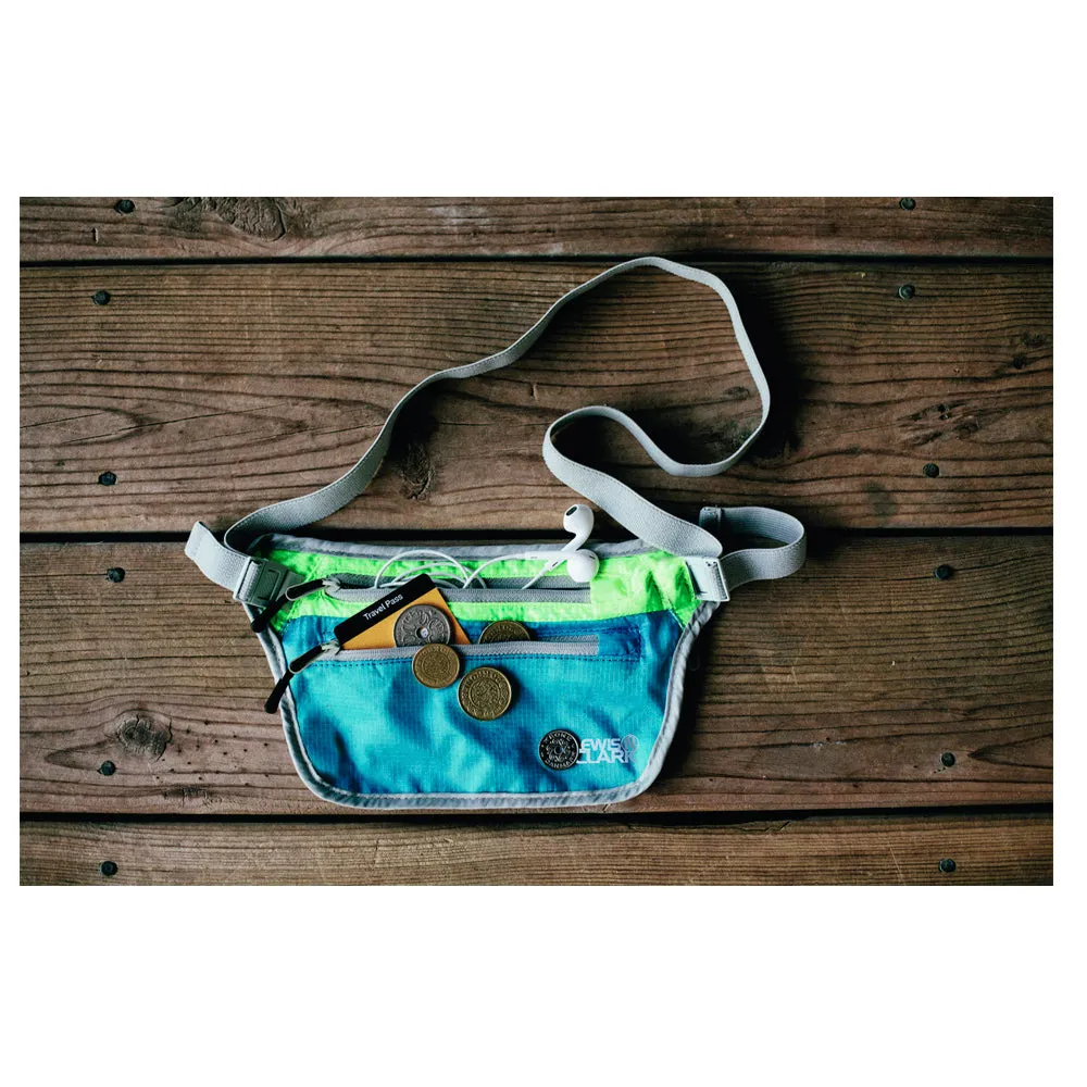 Travel Money Belt Ultra Light Waist Stash Passport Id Holder Lewis N Clark Nylon