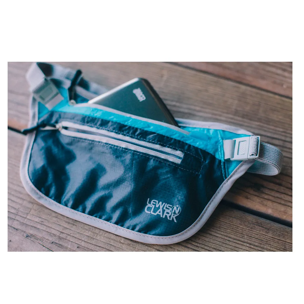 Travel Money Belt Ultra Light Waist Stash Passport Id Holder Lewis N Clark Nylon